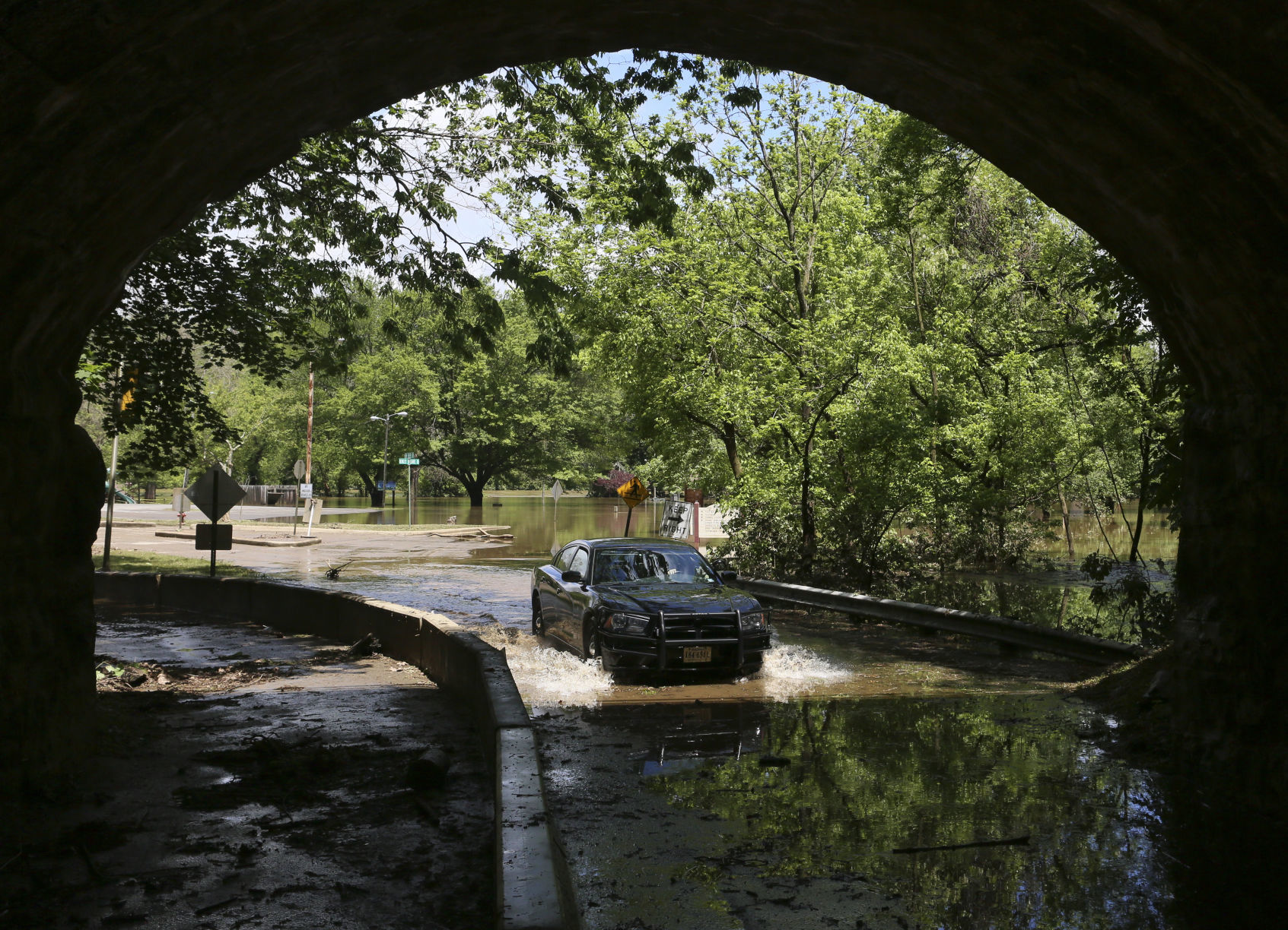 MG Radford flood receding 052220